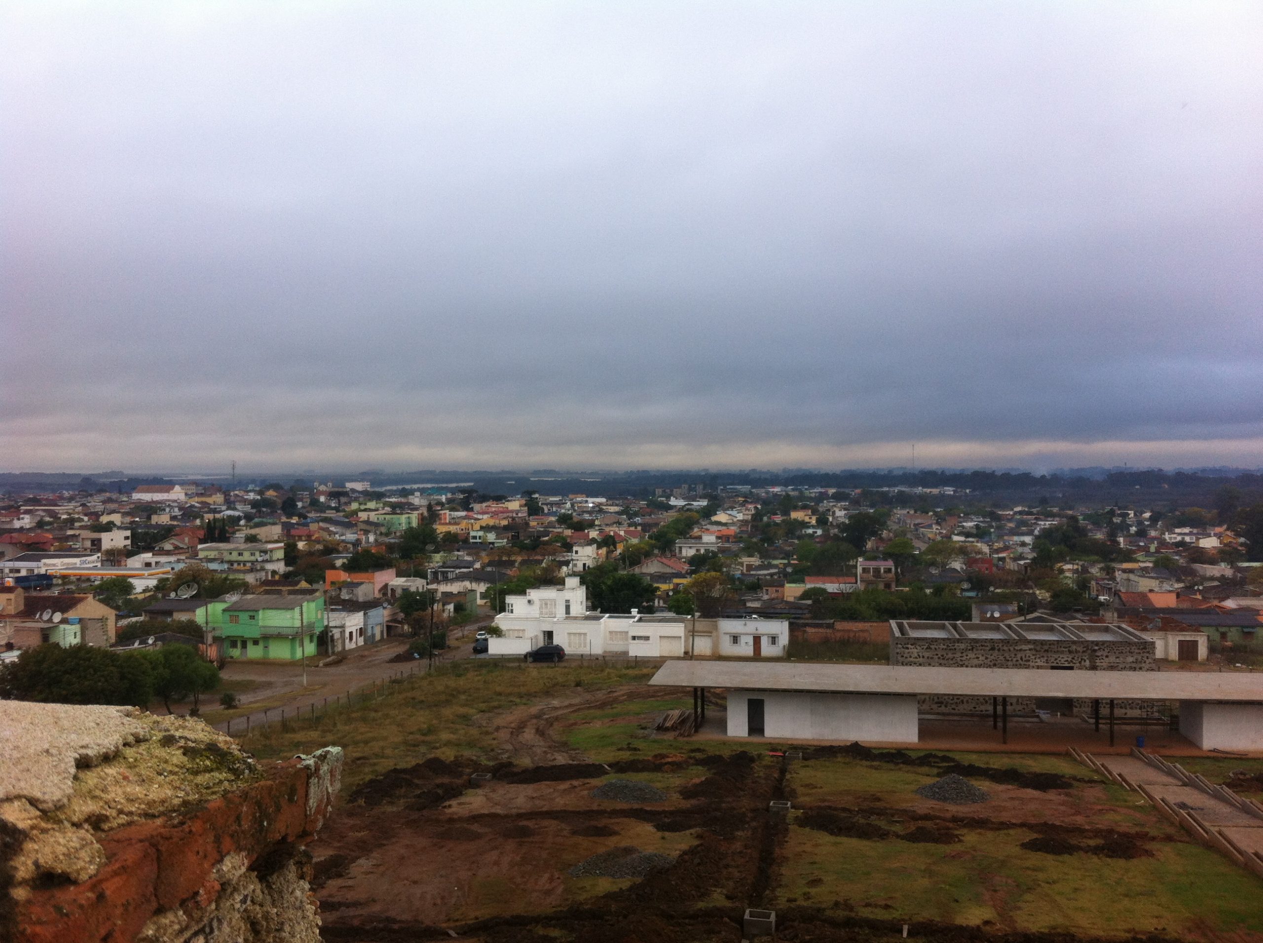 Cidade de Jaguarão vista do Museu do Pampa