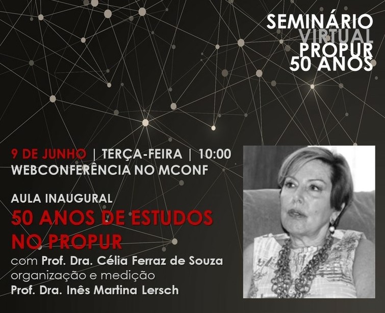 Aula Inaugural comemora os 50 anos do Propur