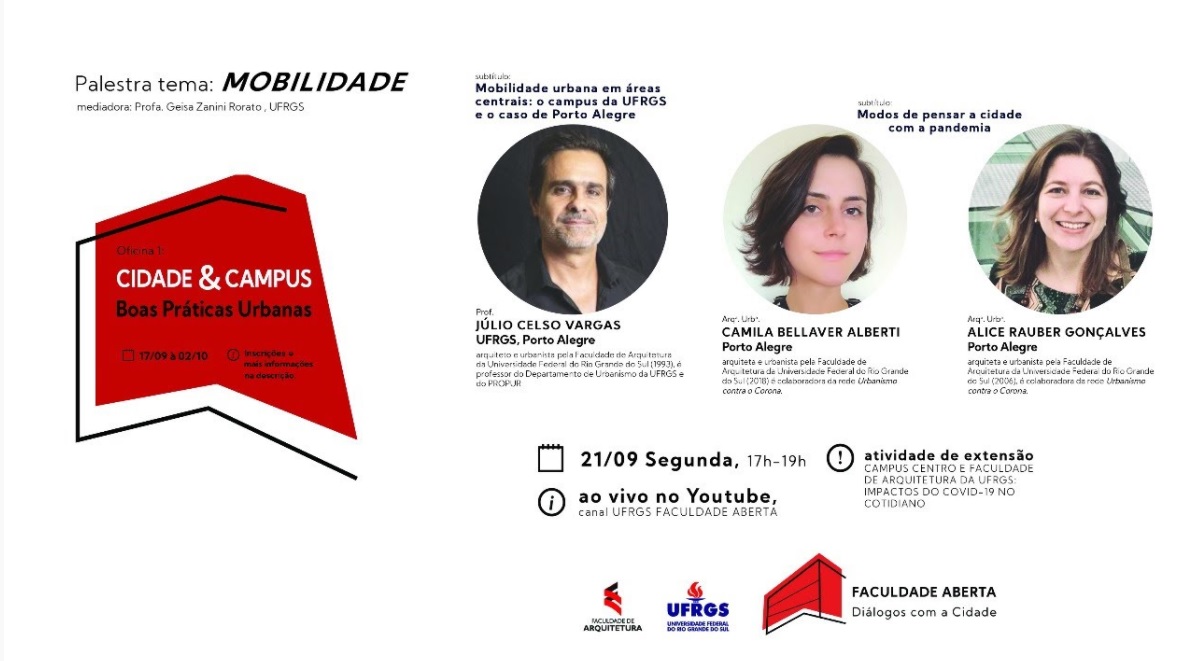 Palestra dia 21/09, às 17h, abordará o tema mobilidade