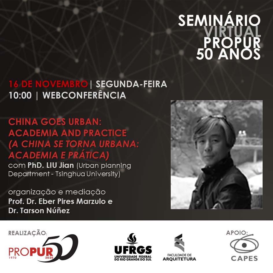 Propur 50 anos discute a urbanização da China