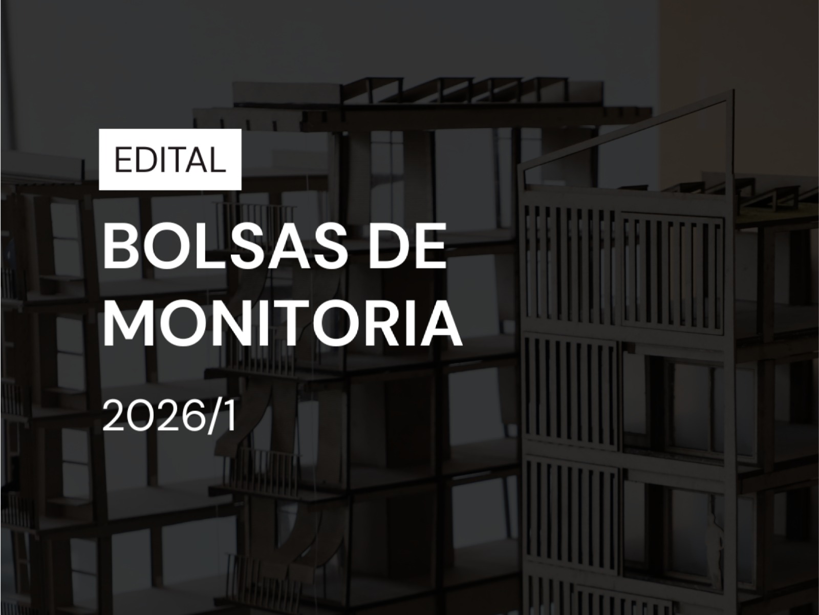 Resultado do Edital de seleção de monitores de atividades de ensino