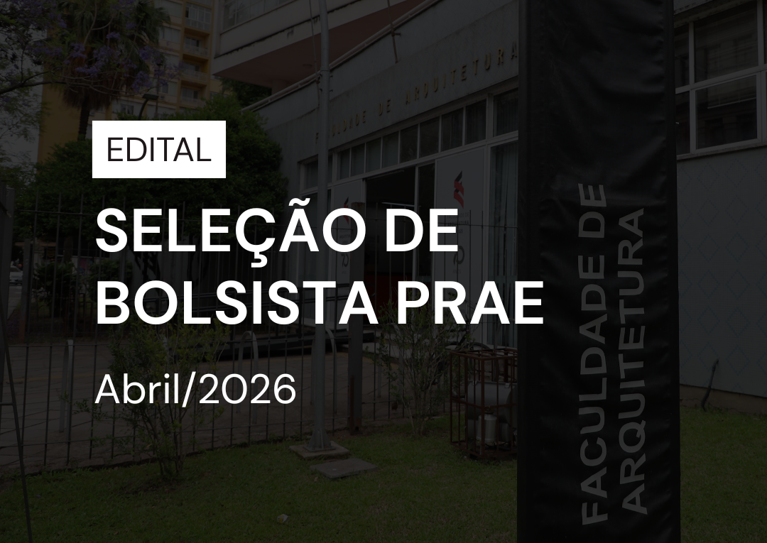 Seleção de bolsista PRAE para atuação no Núcleo de Infraestrutura da FA