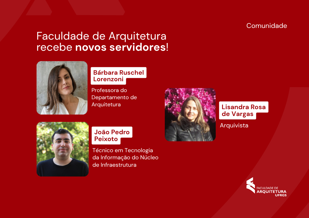 FA/UFRGS recebe novos três novos servidores em setembro