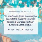 Dissertação de mestrado de Maria Amélia Bulhões