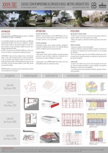 SAMURIO, Mariana; COSTA, Ana Elísia da. Casas Contemporâneas Brasileiras: Metro Arquitetos Associados. In Anais do XXVII Salão de Iniciação Científica da UFRGS. Porto Alegre: UFRGS, 2015 (Pôster)