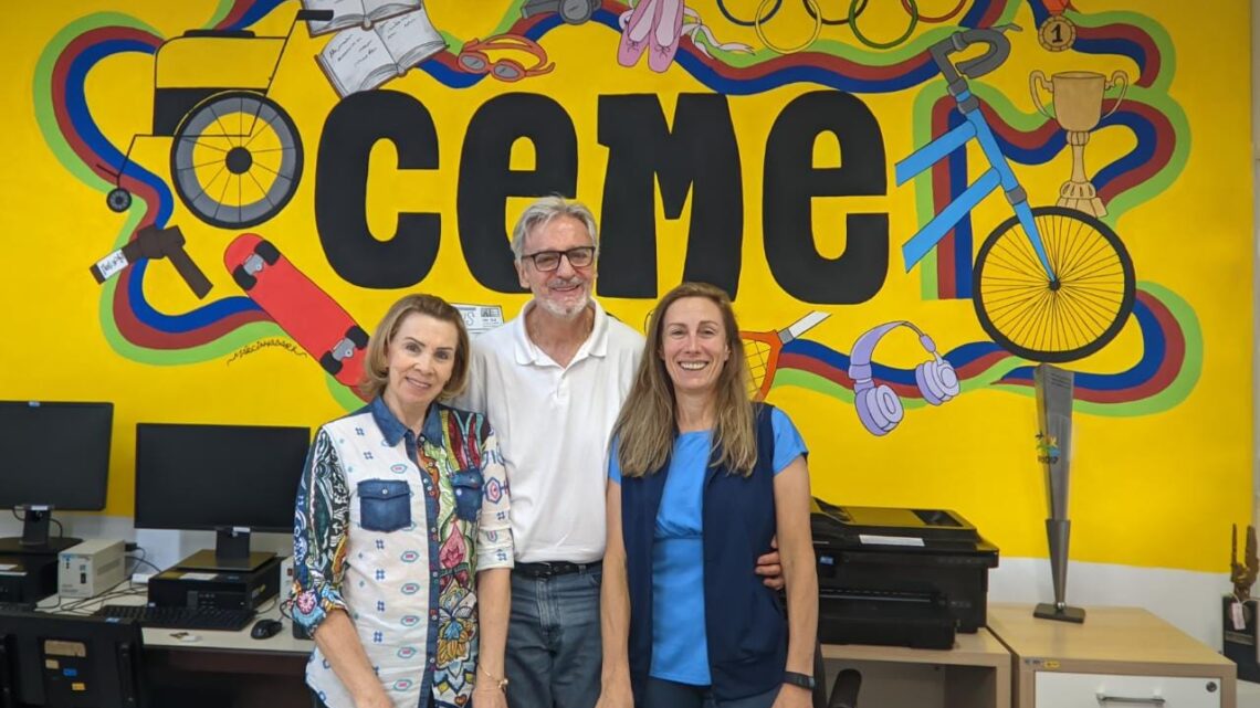 Visita ao CEME: Prof. João Carlos Piccoli e Regina Piccoli