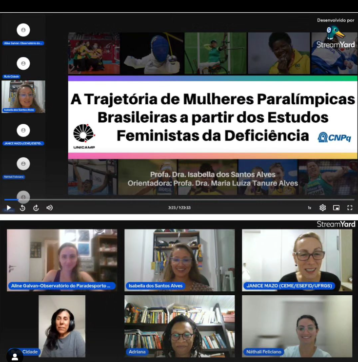 Reunião Rede de Mulheres Pesquisadoras sobre Mulheres no Paradesporto