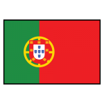 bandeira colorida de Portugal
