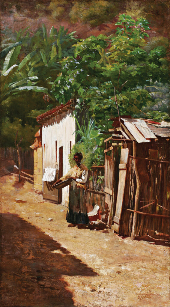 Eliseu Visconti, Uma rua da favela, 1890