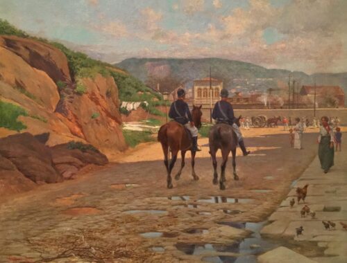 Ronda da Favela, quandro de Gustavo Dall'Ara. 1913