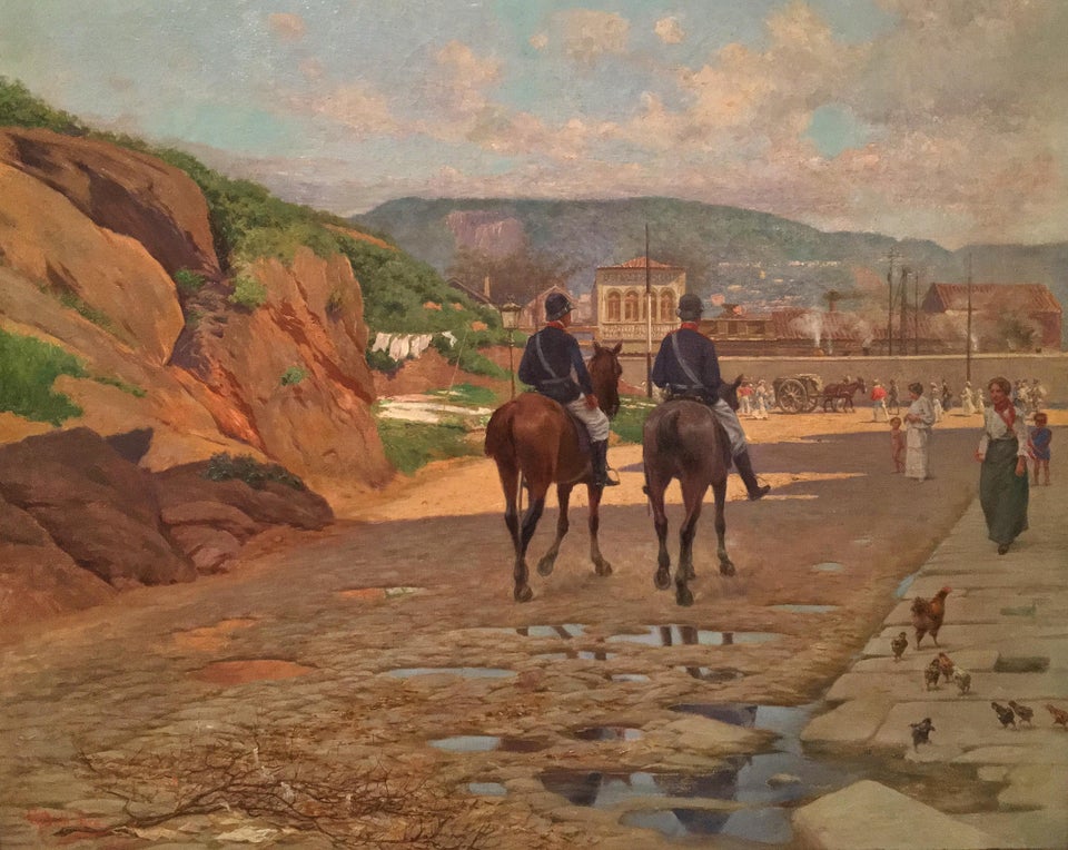 Ronda da Favela, quandro de Gustavo Dall'Ara. 1913