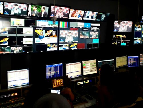 Switch da direção de um programa televisivo