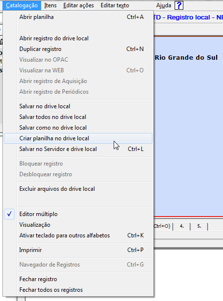 Criar planilha