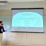 Aluno do PPGA apresentando trabalho