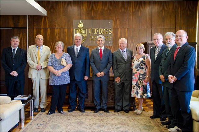 Professores Eméritos Otto Carlos Koller e Fernando Irajá Félix de Carvalho