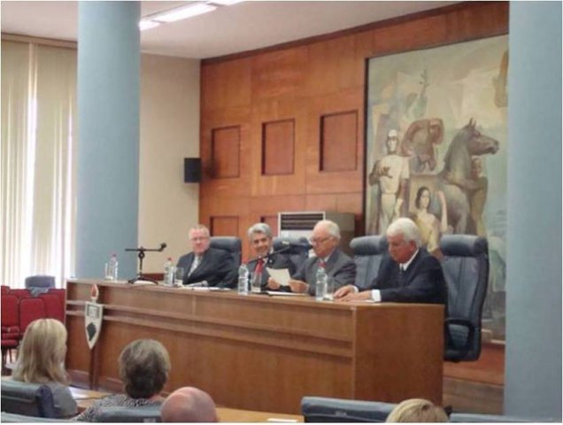 Professores Eméritos Otto Carlos Koller e Fernando Irajá Félix de Carvalho