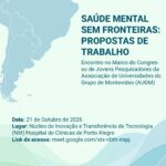 NURI convida para evento “Saúde Mental sem fronteiras: Propostas de Trabalho”
