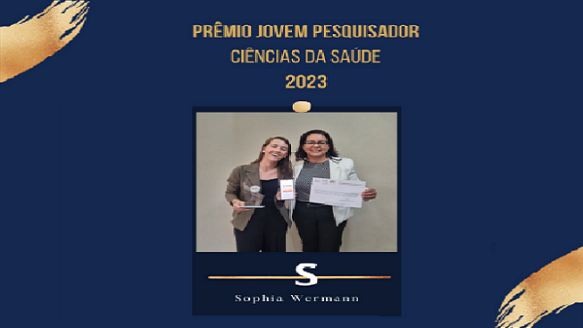 Aluna da Faculdade de Farmácia recebe Prêmio Jovem Pesquisador 2023