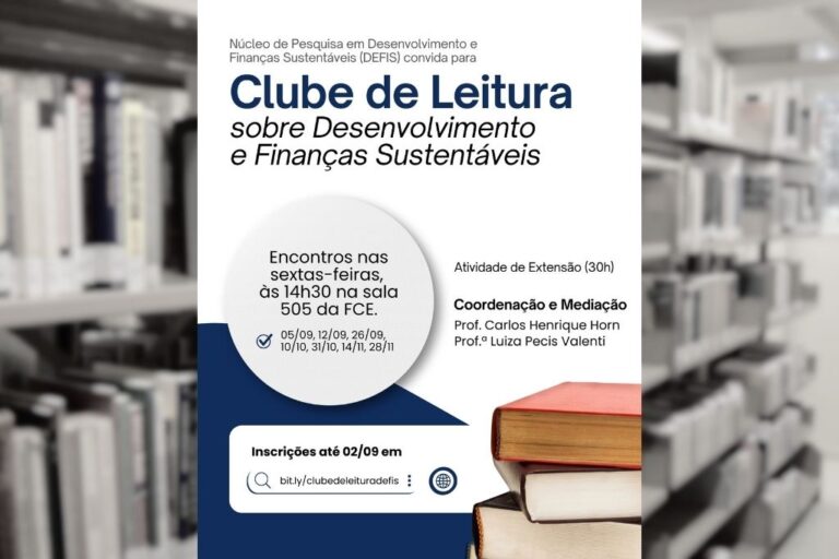 Clube de Leitura sobre Desenvolvimento e Finanças Sustentáveis Clube de Leitura sobre Desenvolvimento e Finanças Sustentáveis