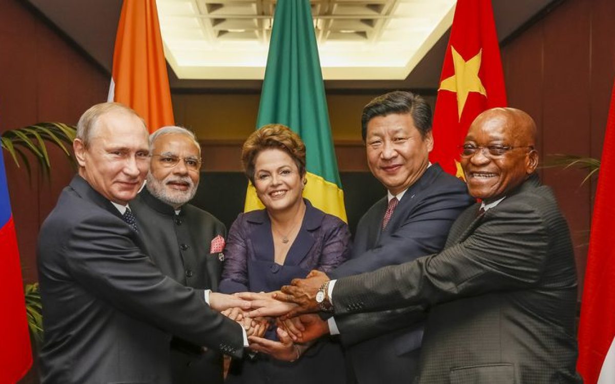 Líderes dos BRICS reunidos em 2014. Foto: Agência Brasil
Os BRICS são um dos movimentos para tentar modificar a ordem mundial e suas instituições internacionais. Foto: Agência Brasil