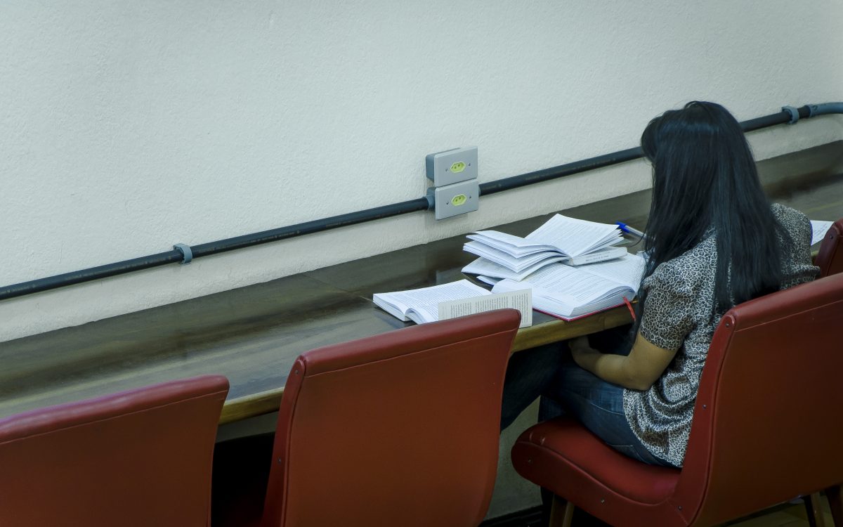 Horários da biblioteca durante as férias