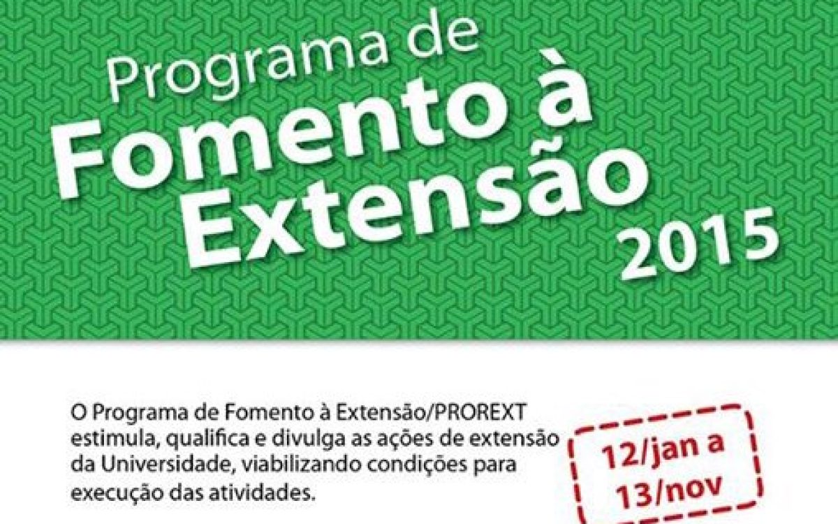Programa de Fomento à Extensão 2015