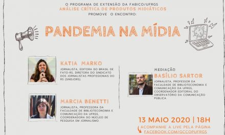 Live debate sobre a pandemia na mídia