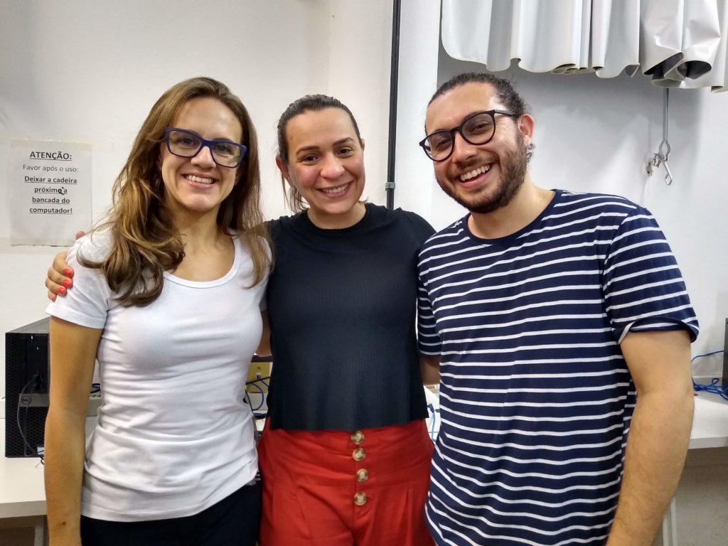 Bia, Pedro e Lu no ciesli