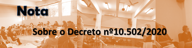 Nota sobre decreto educação 10.502