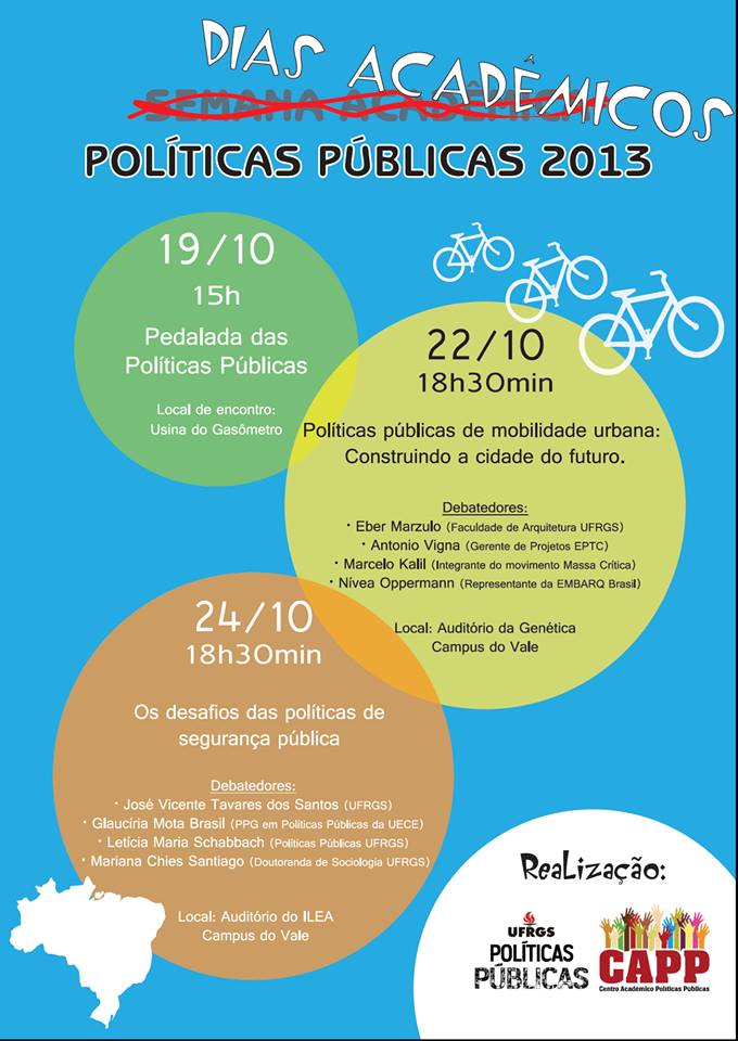 Mobilidade urbana em debate no curso de Políticas Públicas