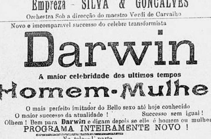 Darwin imitador do belo sexo