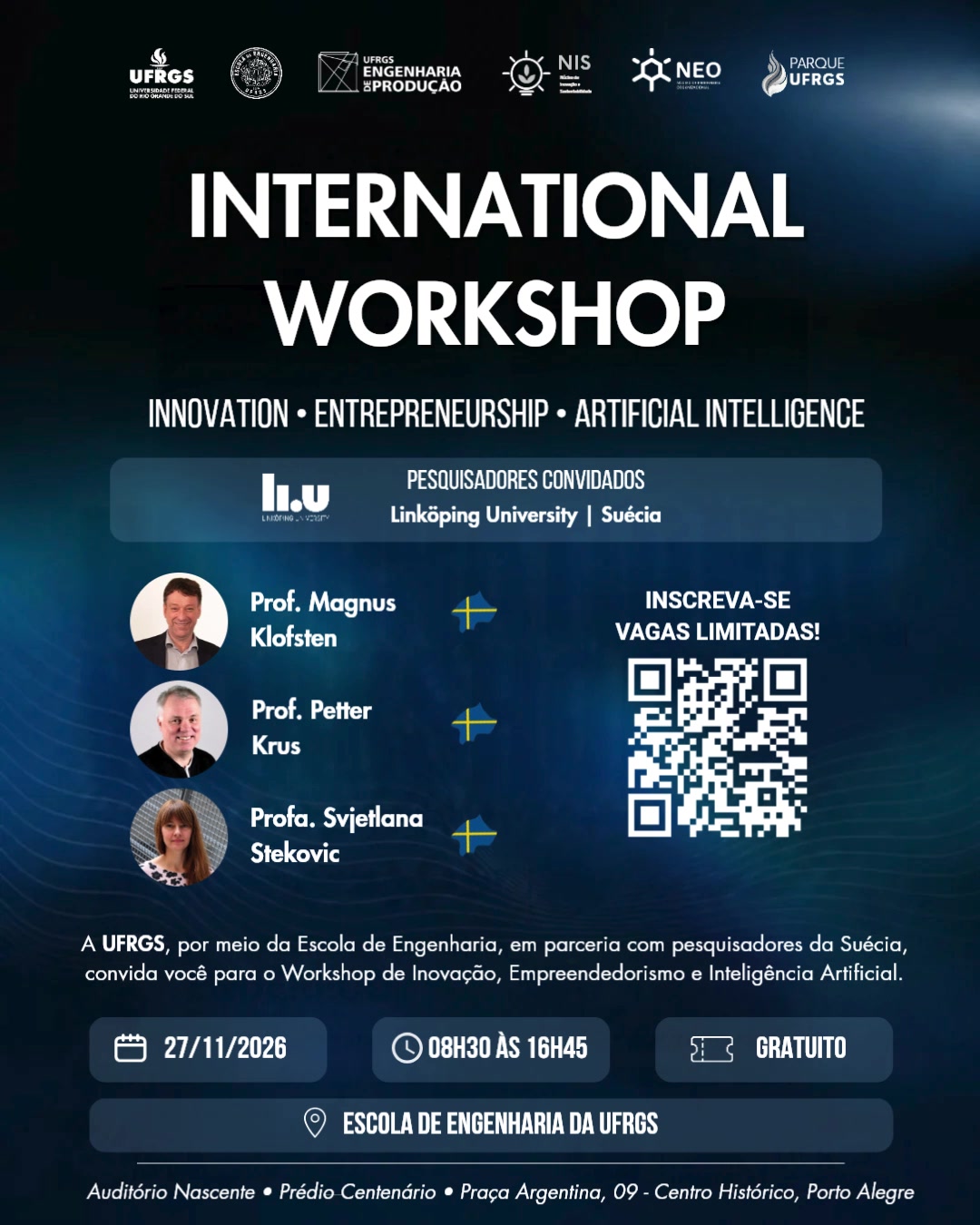Cartaz do International Workshop
