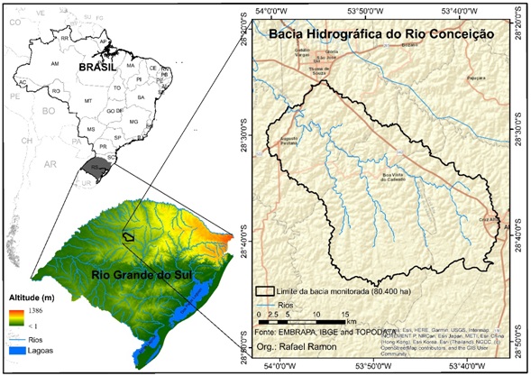 bacia hidrográfica do rio conceição - Rio Grande do Sul
