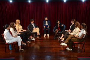 “Democracia é ação”: reitora e vice-reitor conversam com os veículos de comunicação da UFRGS