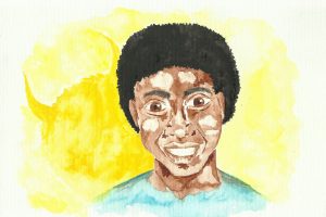 Ilustração em técnica de aquarela, representativa da obra literária O demonio familiar, de Jose de Alencar. Leitura obrigatória do Vestibular 2026 UFRGS.