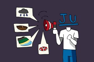 Como o JU comunica a mudança climática?