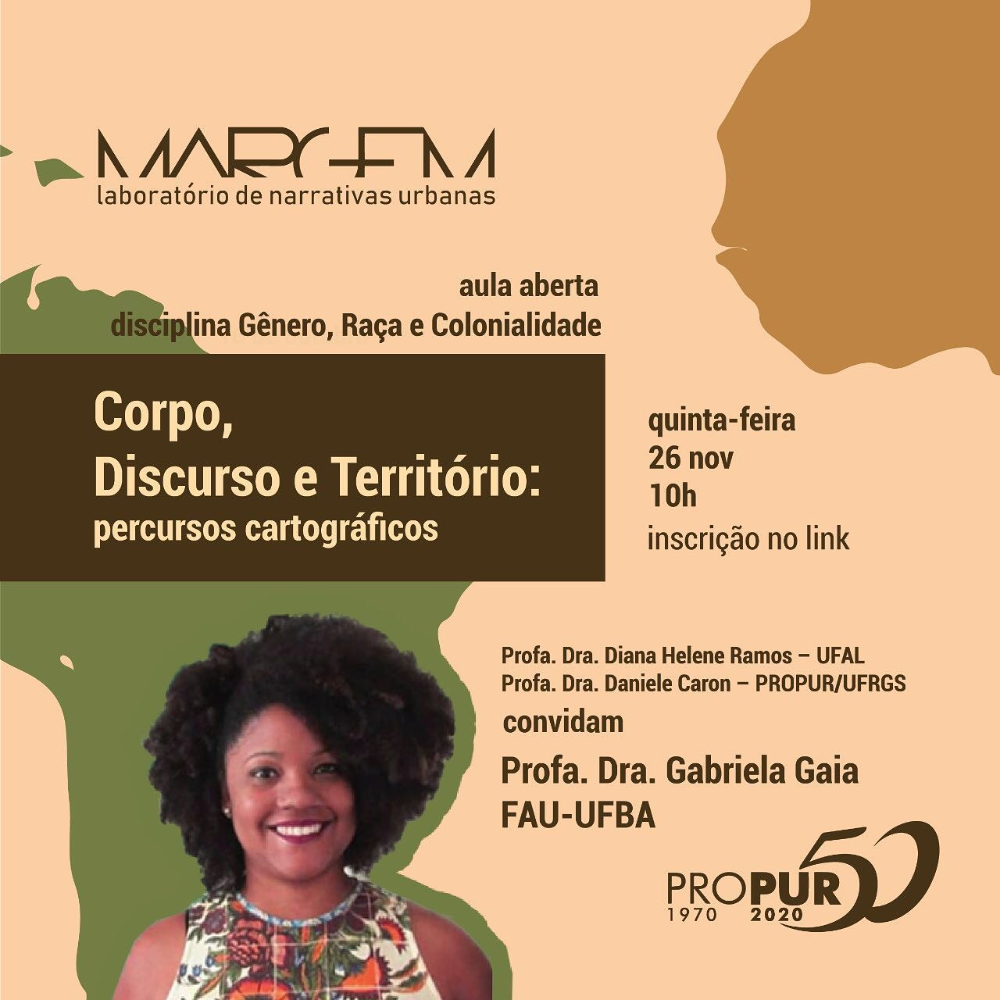 AULA ABERTA: Corpo, Discurso e Território