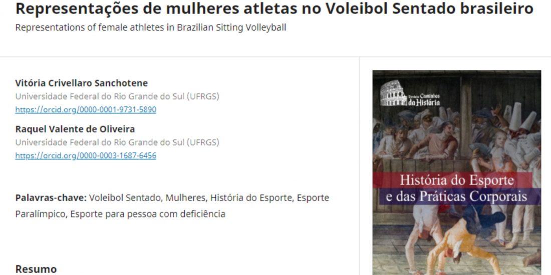 Observatório do Esporte Paralímpico publica artigo