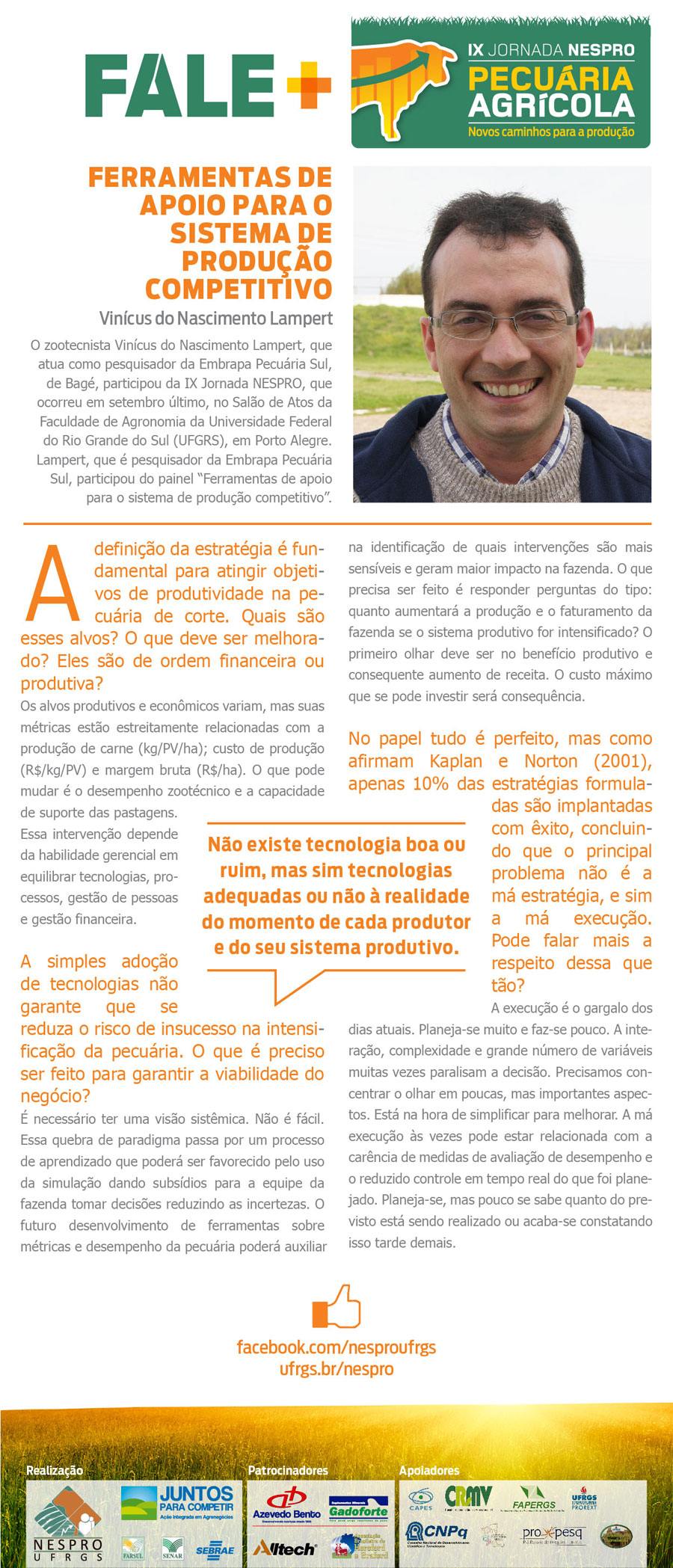 Ferramentas de apoio para o sistema de produ&ccedil;&atilde;o competitivo