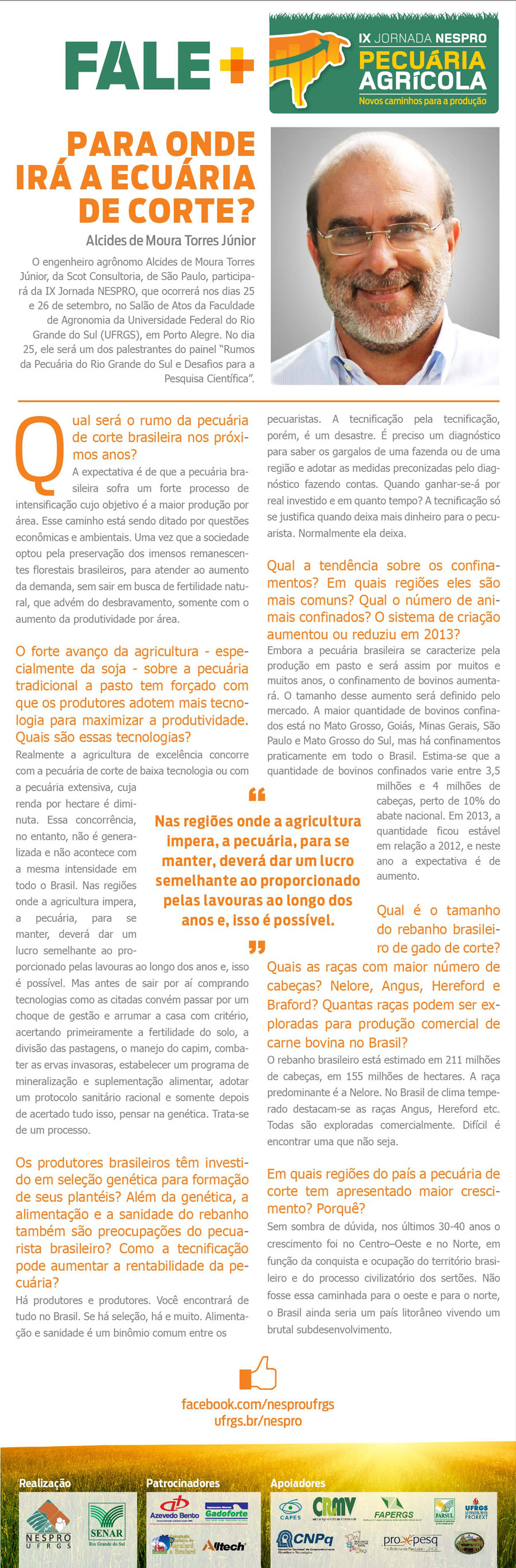 Para onde ir&aacute; a pecu&aacute;ria de corte?