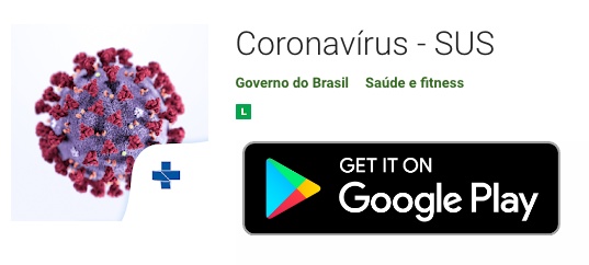Aplicativo Coronavirus-SUS para aparelhos Android