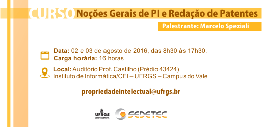 Noções Gerais de PI e Redação de Patentes