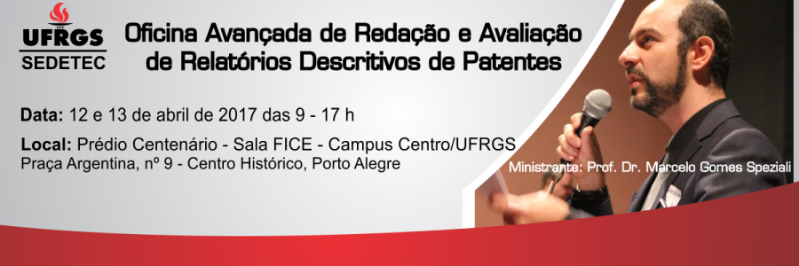 Oficina Avançada de Redação e Avaliação de Relatórios Descritivos de Patentes