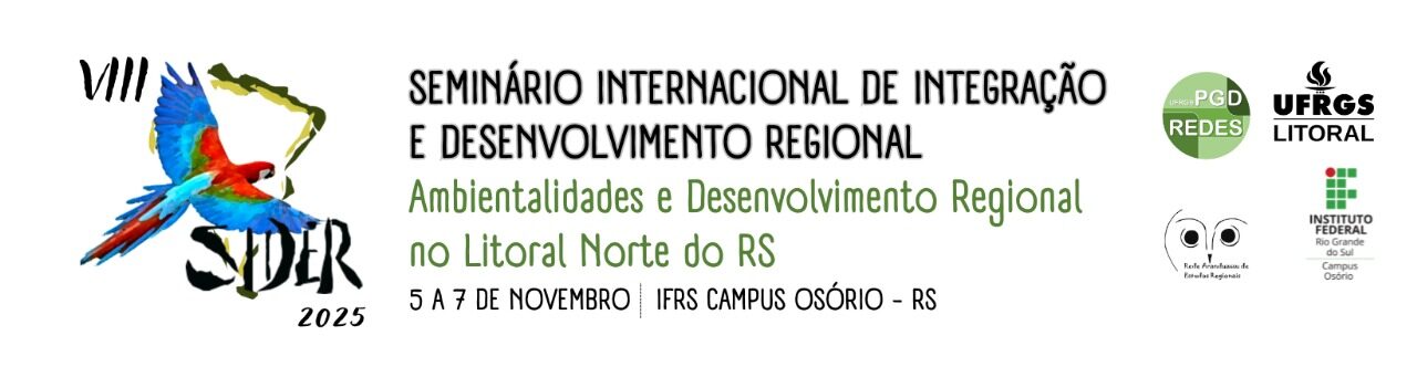 Logo for VIII Seminário Internacional de Integração e Desenvolvimento Regional