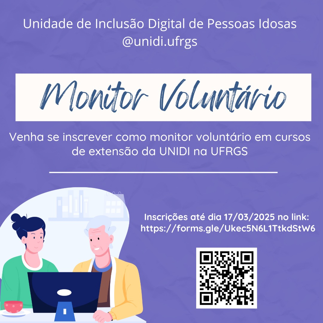 Banner Monitor Voluntário