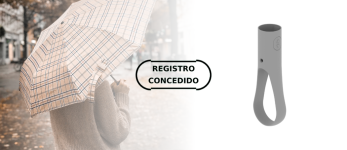 Configuração aplicada a/em cabo para guarda-chuva