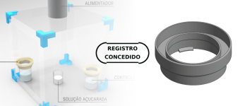 Configuração aplicada em dispositivo para testes de materiais em bioensaios